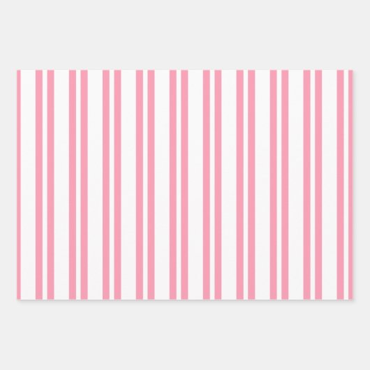 Tropisches Flamingos Wrapping Paper Set 3 Geschenkpapier Set (Vorderseite 3)