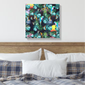 Tropisches Flora Paradies Wiederholung der Landsch Leinwanddruck (Insitu (Schlafzimmer))