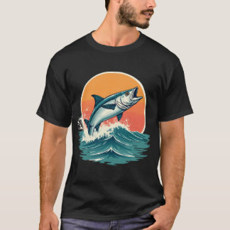 Tropisches Florida-Tarpune-Sonnenuntergangs-Abente T-Shirt