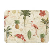 tropisches floridisches Muster Magnet (Horizontal)