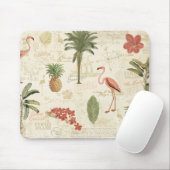 tropisches floridisches Muster Mousepad (Mit Mouse)