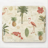 tropisches floridisches Muster Mousepad (Vorne)