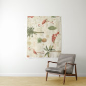 tropisches floridisches Muster Wandteppich (Beispiel)