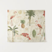 tropisches floridisches Muster Wandteppich (Vorderseite (Horizontal))