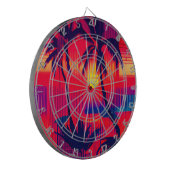 Tropisches Flucht Fantasy Dartscheibe (Vorderseite Links)