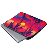 Tropisches Flucht Fantasy Laptopschutzhülle (Vorne Knopf)