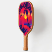 Tropisches Flucht Fantasy Pickleball Schläger (Links)