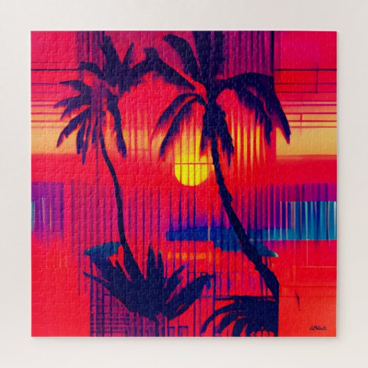 Tropisches Flucht Fantasy Puzzle (Vertikal)