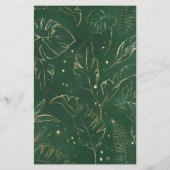 Tropisches Foliage-Brautparty (Rückseite)