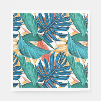 Tropisches Foliage Party Napkins Serviette
