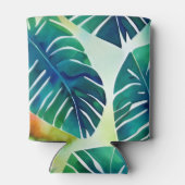 Tropisches Foliage Wasserfarbe Bachelorette Dosenkühler (Rückseite)