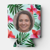 Tropisches Foliage Wasserfarbe Bachelorette Dosenkühler (Rückseite)