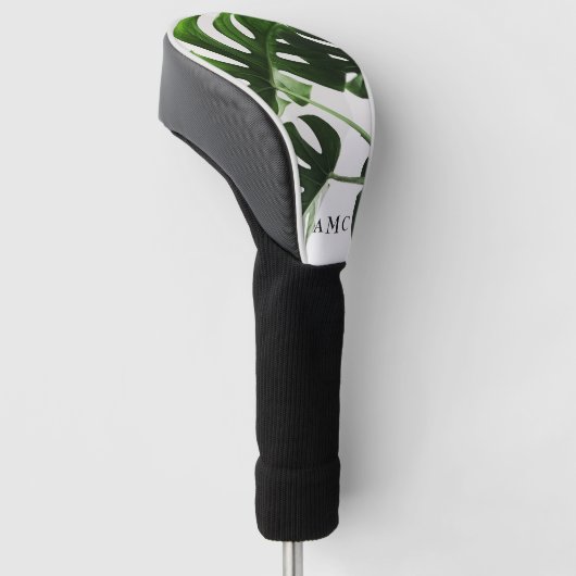 Tropisches Folienmonogramm Golf Headcover (angewinkelt)