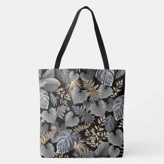 Tropisches Folienzmuster Tasche (Vorderseite)