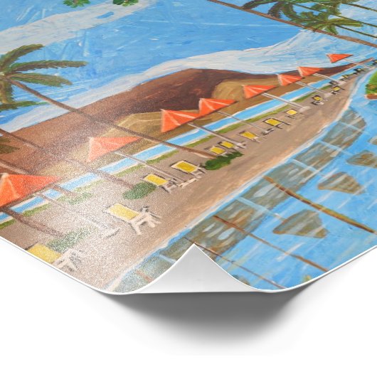 Tropisches Foto (Ecke)