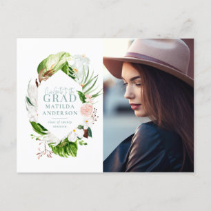 Tropisches Foto Abschluss Postkarte