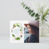 Tropisches Foto Abschluss Postkarte (Stehend Vorderseite)