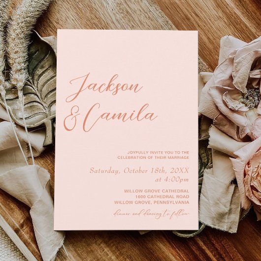 Tropisches Foto Einladung