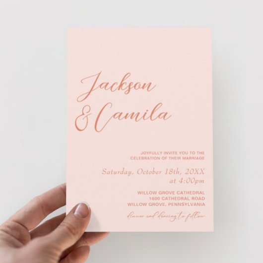 Tropisches Foto Einladung