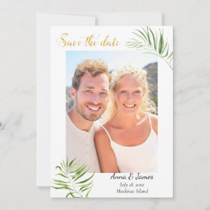 Tropisches Foto Save the Date