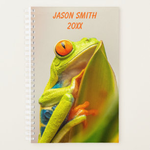 Tropisches Frosch-Foto Personalisiert Planer