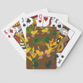 Tropisches Froschmuster Spielkarten (Rückseite)