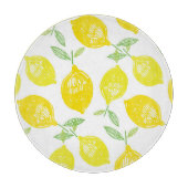 Tropisches Fruchtdoodle-Muster Schneidebrett (Vorderseite)