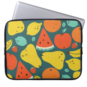 Tropisches Fruchtmuster Laptopschutzhülle