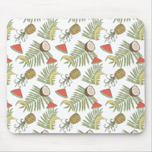 Tropisches Fruchtmuster Mousepad