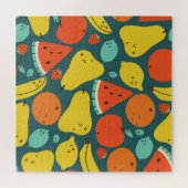 Tropisches Fruchtmuster Puzzle (Horizontal)