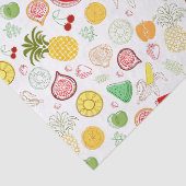 Tropisches Fruchtmuster Seidenpapier (Detail)