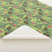 Tropisches Fruchtmuster Sherpadecke (3/4)