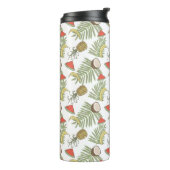 Tropisches Fruchtmuster Thermosbecher (Nach links gedreht)