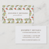 Tropisches Fruchtmuster Visitenkarte (Vorne/Hinten)