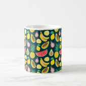 tropisches Fruchtnahtloses Muster Kaffeetasse (Mittel)