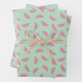 Tropisches Fruchtpaint Spritzer Muster Geschenkpapier Set (Beispiel)