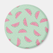 Tropisches Fruchtpaint Spritzer Muster Magnet (Vorne)