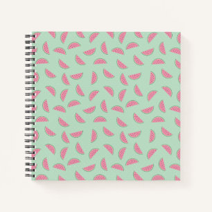 Tropisches Fruchtpaint Spritzer Muster Notizblock