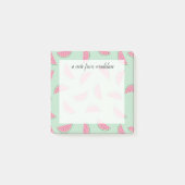 Tropisches Fruchtpaint Spritzer Muster Post-it Klebezettel (Vorderseite)