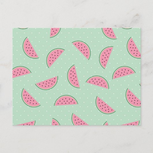 Tropisches Fruchtpaint Spritzer Muster Postkarte (Vorderseite)