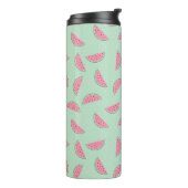 Tropisches Fruchtpaint Spritzer Muster Thermosbecher (Nach links gedreht)