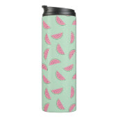 Tropisches Fruchtpaint Spritzer Muster Thermosbecher (Nach rechts gedreht)
