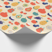 Tropisches Fruchtumhüllungspapier Geschenkpapier (Ecke)