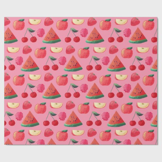 Tropisches Fruchtumhüllungspapier Geschenkpapier (Flach)