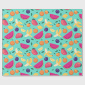 Tropisches Fruchtumhüllungspapier Geschenkpapier (Flach)