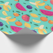 Tropisches Fruchtumhüllungspapier Geschenkpapier (Ecke)