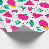 Tropisches Fruchtumhüllungspapier Geschenkpapier (Ecke)