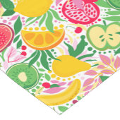 Tropisches Fruchtwasser Sommermuster Kurzer Tischläufer (Ecke)