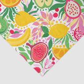 Tropisches Fruchtwasser Sommermuster Seidenpapier (Ausschnitt)