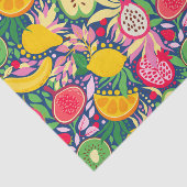 Tropisches Fruchtwasser Sommermuster Seidenpapier (Ausschnitt)